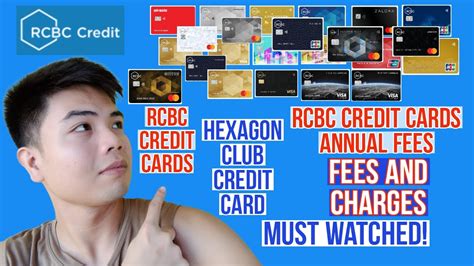 rcbc hexagon credit card limit|Fees & Charges .